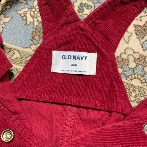 (Girls 8) red button up dress - Picture 3 of 6